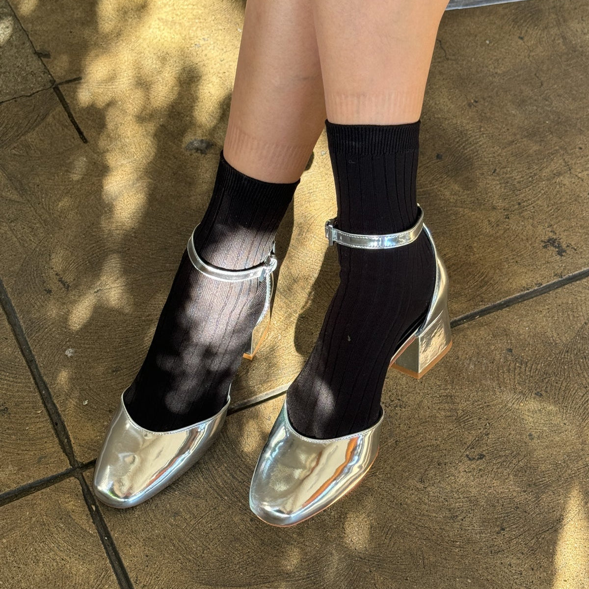 Her Socks - True Black