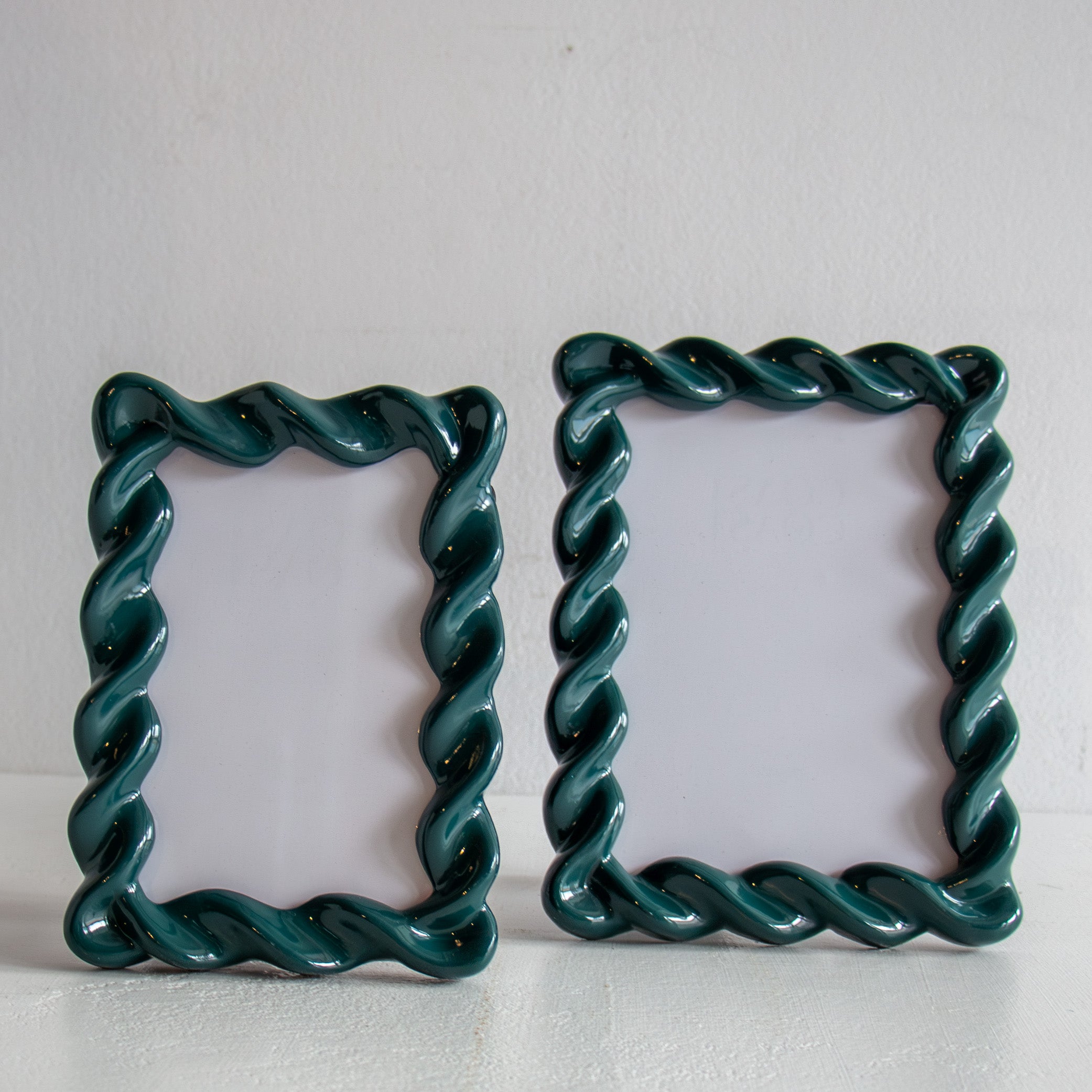 Twist Photo Frame 4x6 - Jade