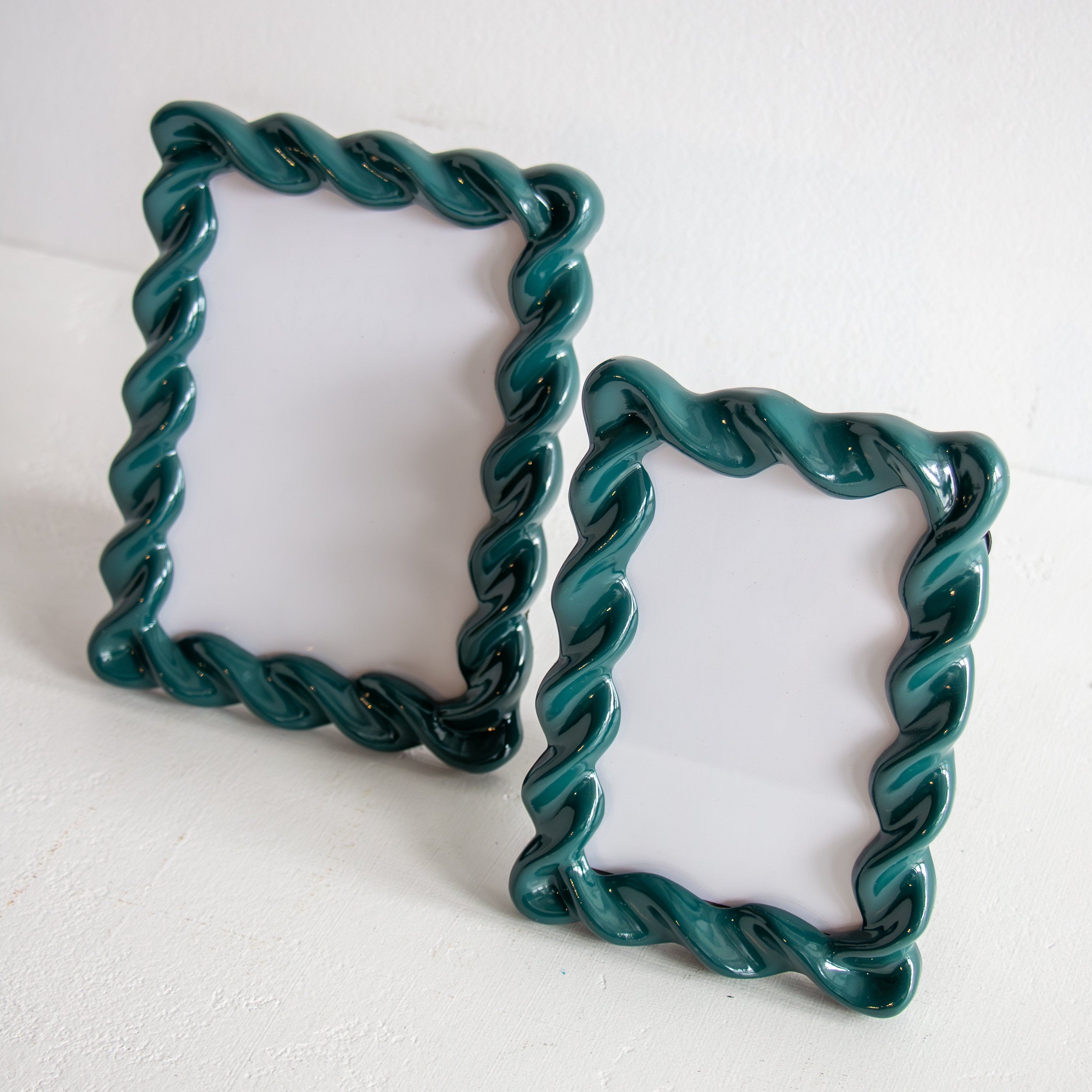 Twist Photo Frame 4x6 - Jade