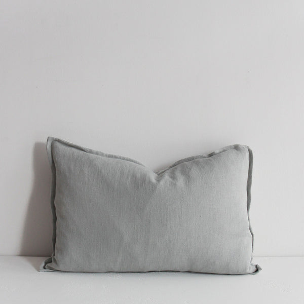 Vittoria Linen Lumbar Cushion - Mist