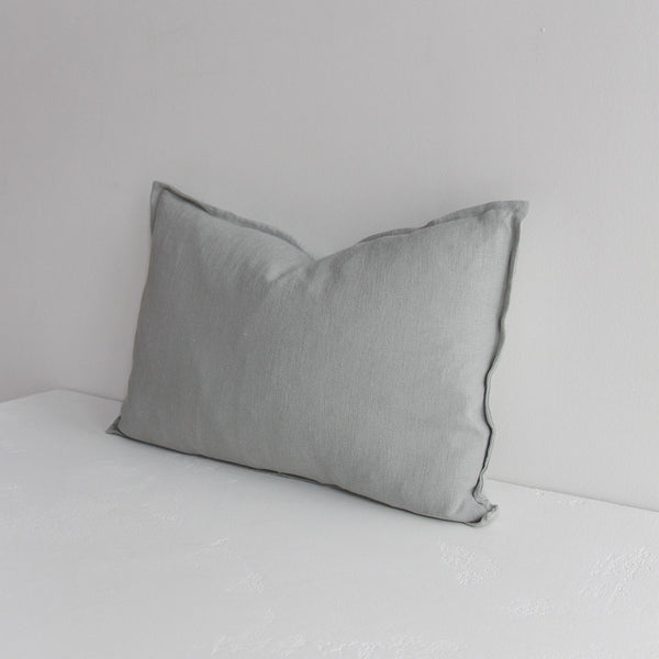 Vittoria Linen Lumbar Cushion - Mist