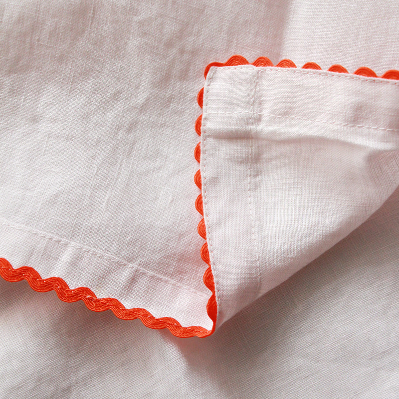 Wavy Linen Placemat Set/4 - Petal