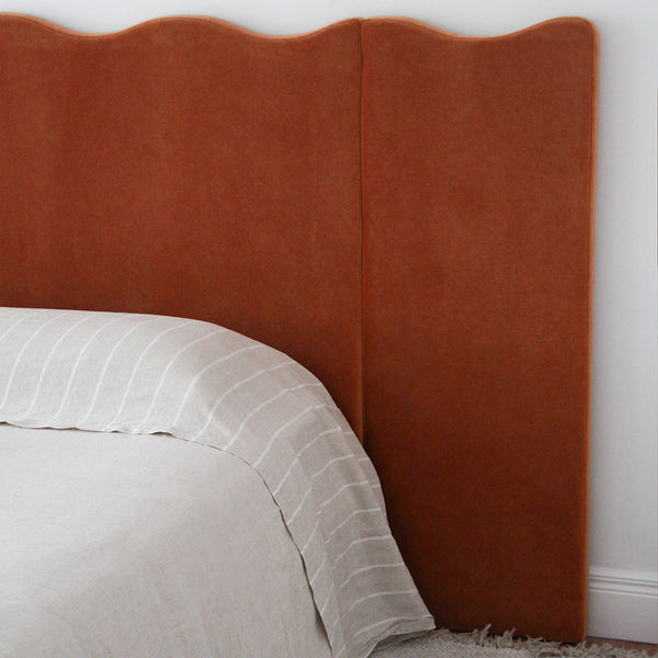 Wavy Velvet Bedhead A&C Homestore