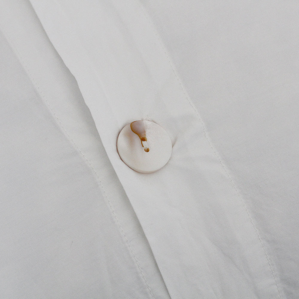 Stonewash Cotton Euro Pillowcase - White