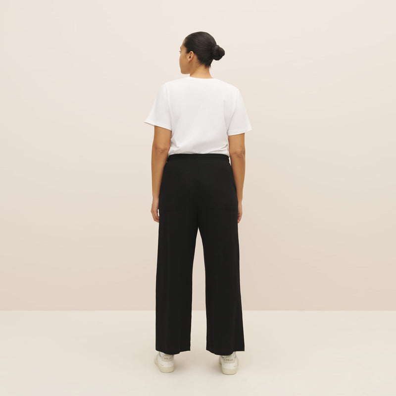 Kowtow Wide Leg Pant - Black