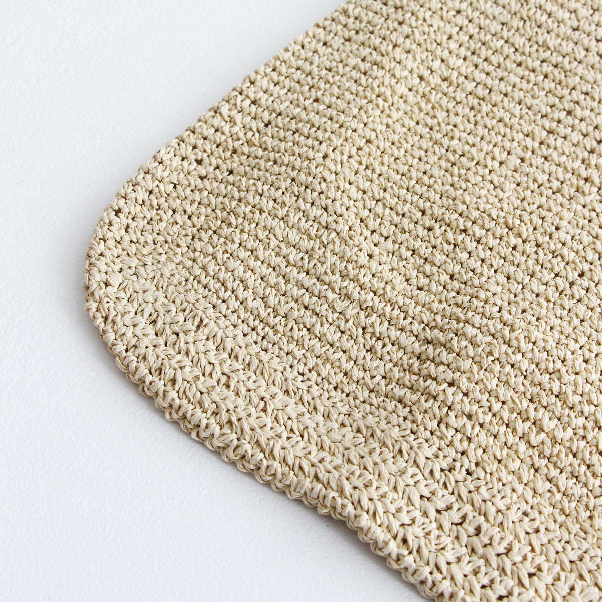Woven Scoop Shoulder Bag - Natural