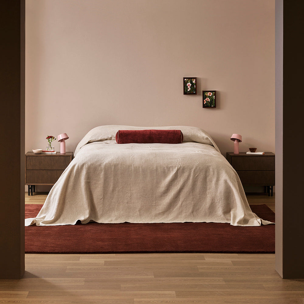 Bastion Floor Rug - Claret