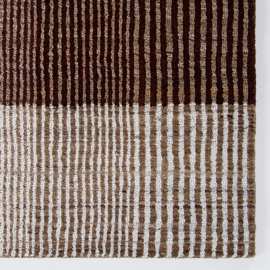 Bedrock Floor Rug - Claret