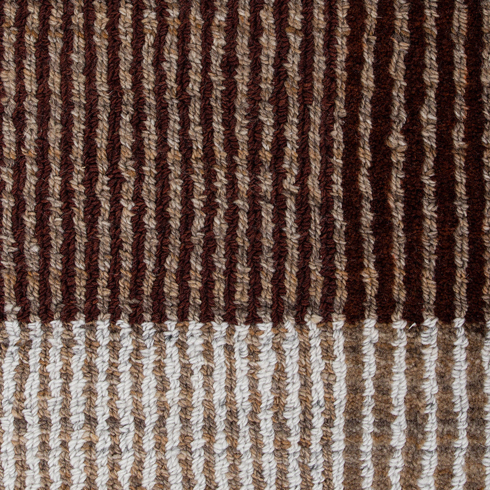 Bedrock Floor Rug - Claret