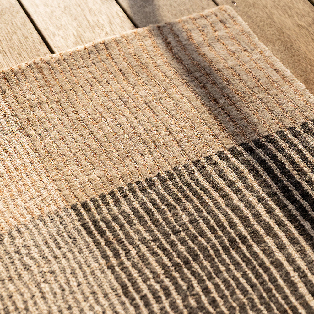 Bedrock Floor Rug - Zinc