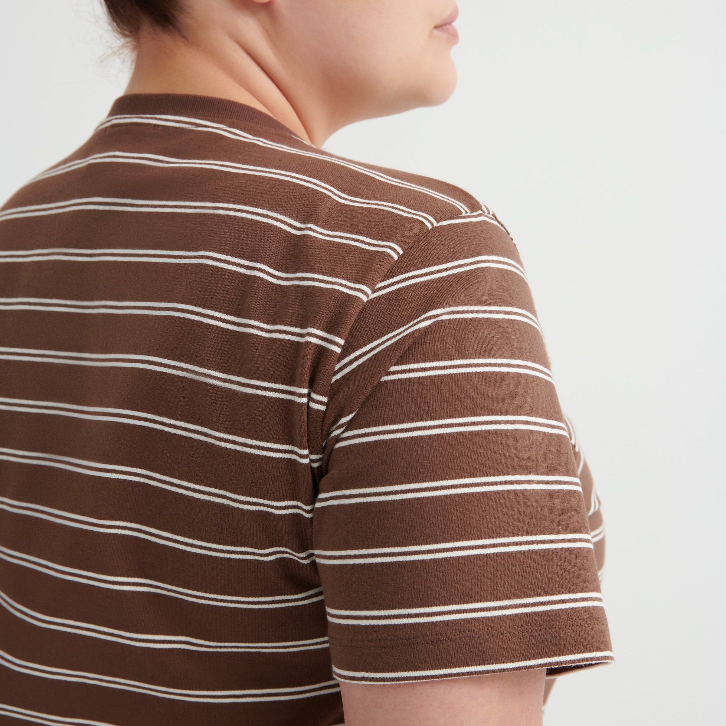 Classic Tee Brown Stripe