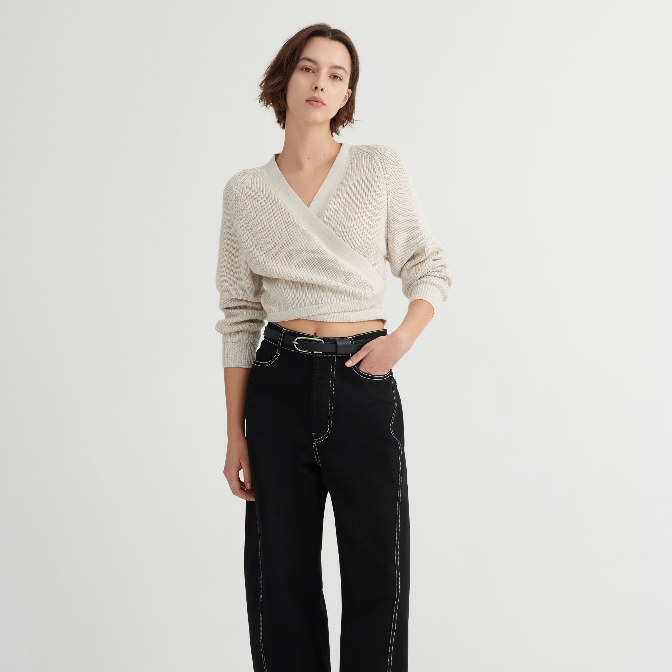 Composure Cardigan - Oat Melange