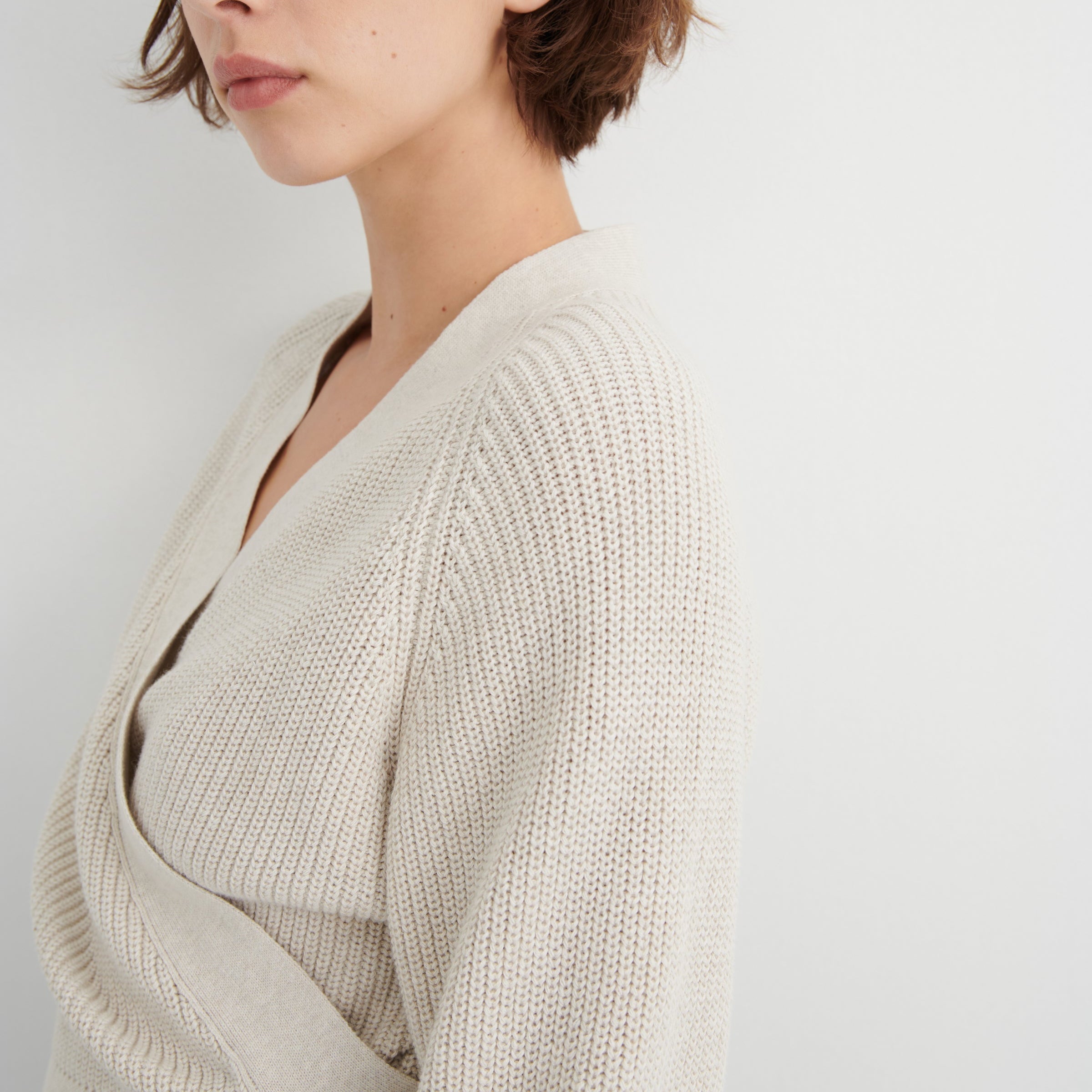 Composure Cardigan - Oat Melange