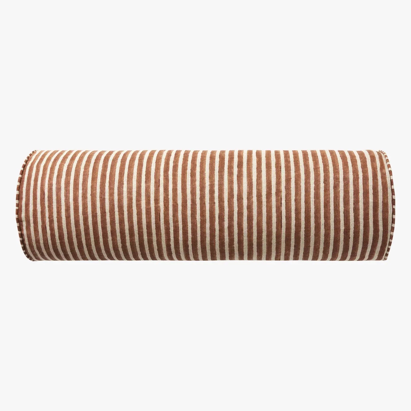 Margot Bolster Cushion - Baked Clay