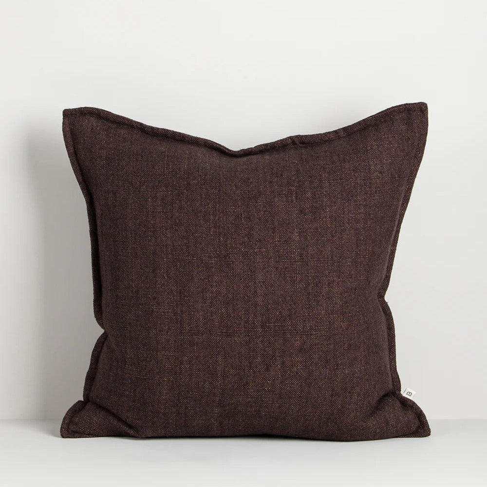 Flaxmill Cushion - Mahogany