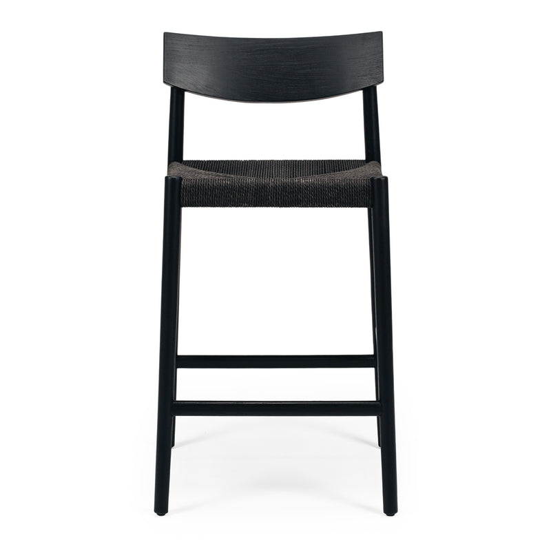 Isaac Cord Barstool - Black