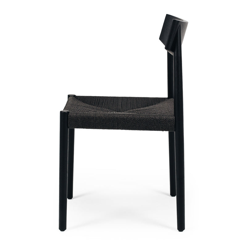 Isaac Cord Chair - Black
