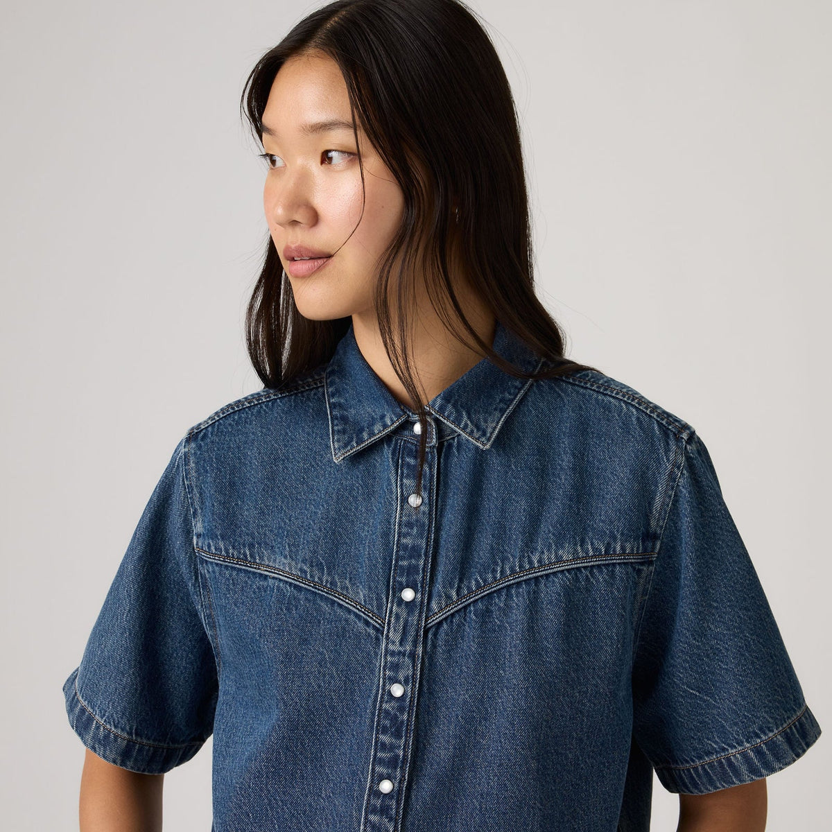 Logan Denim Shirt - Tencel Tinted Times