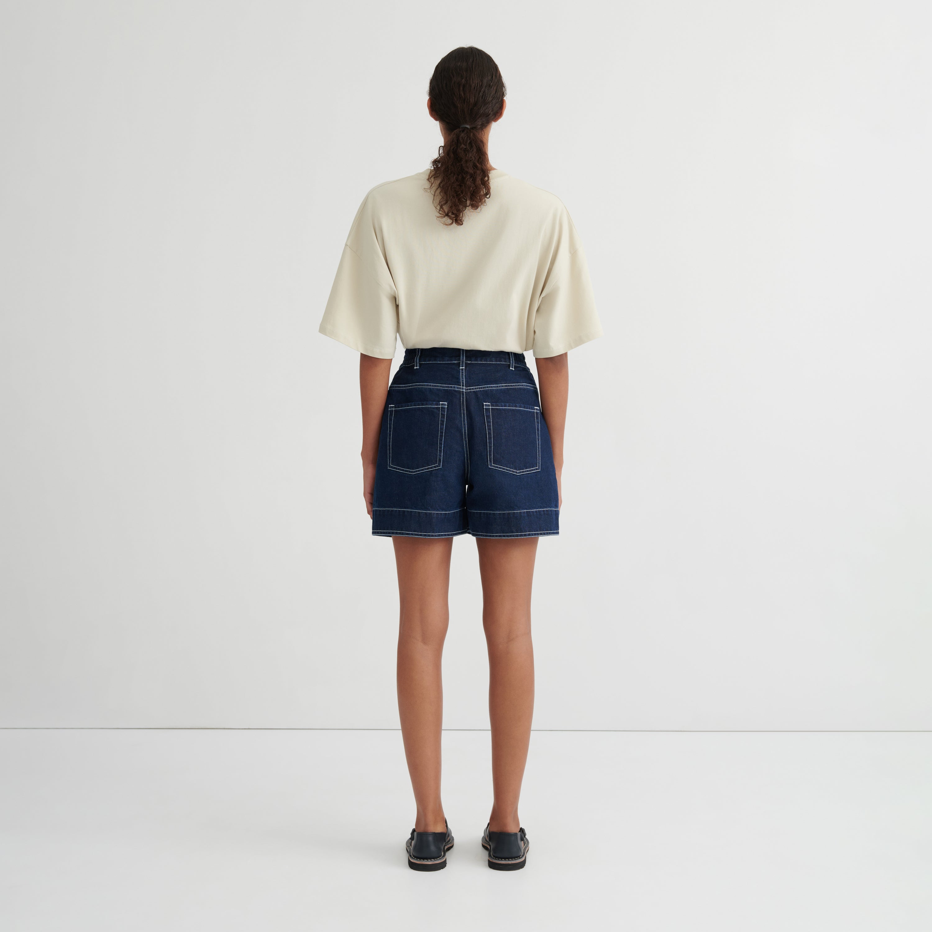 Outline Shorts - Indigo Denim