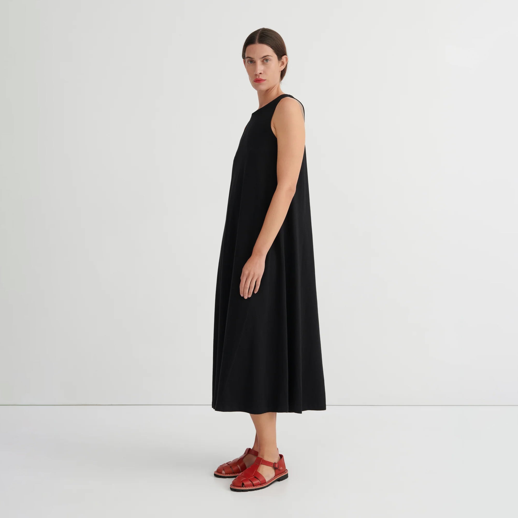 Tank Swing Dress - Black
