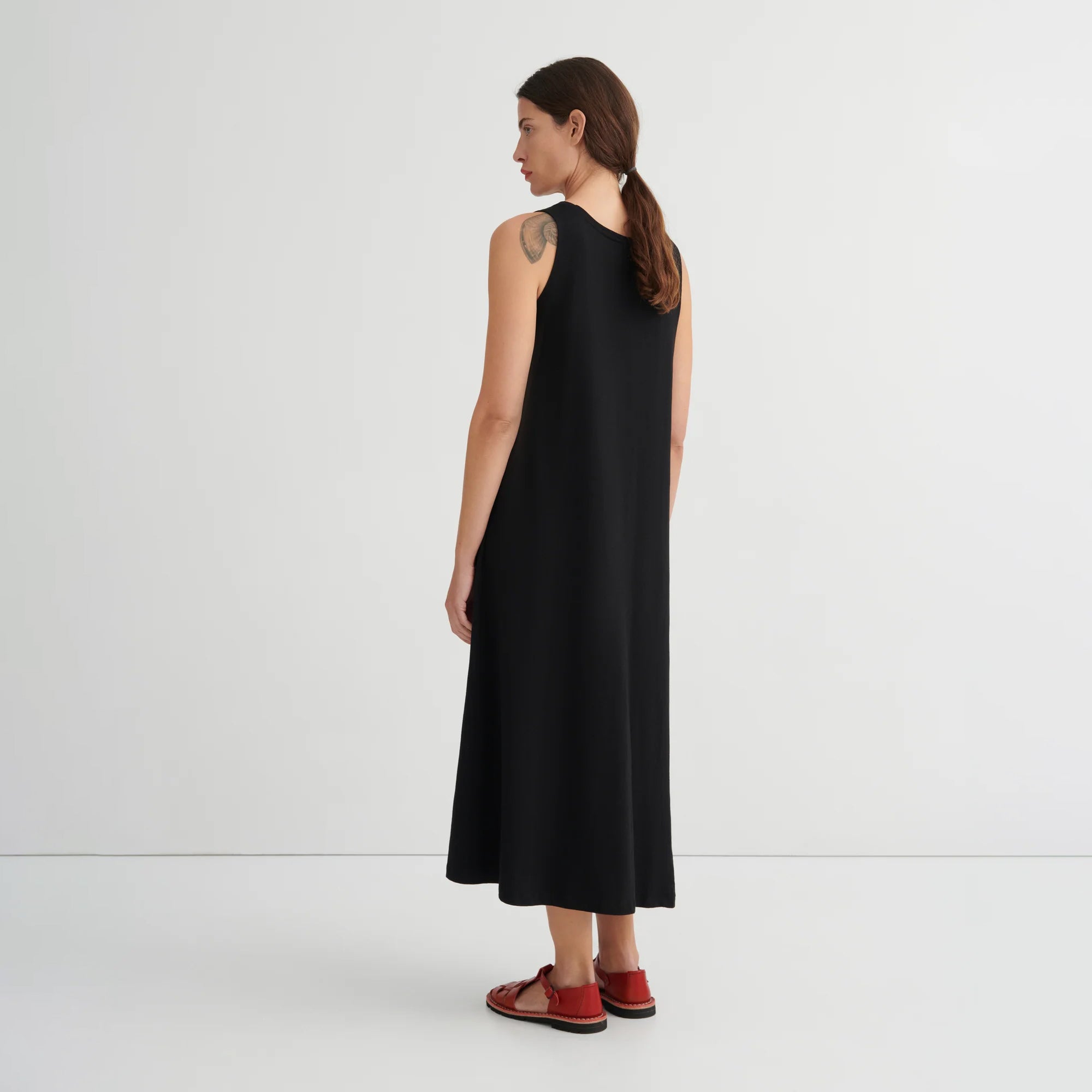 Tank Swing Dress - Black