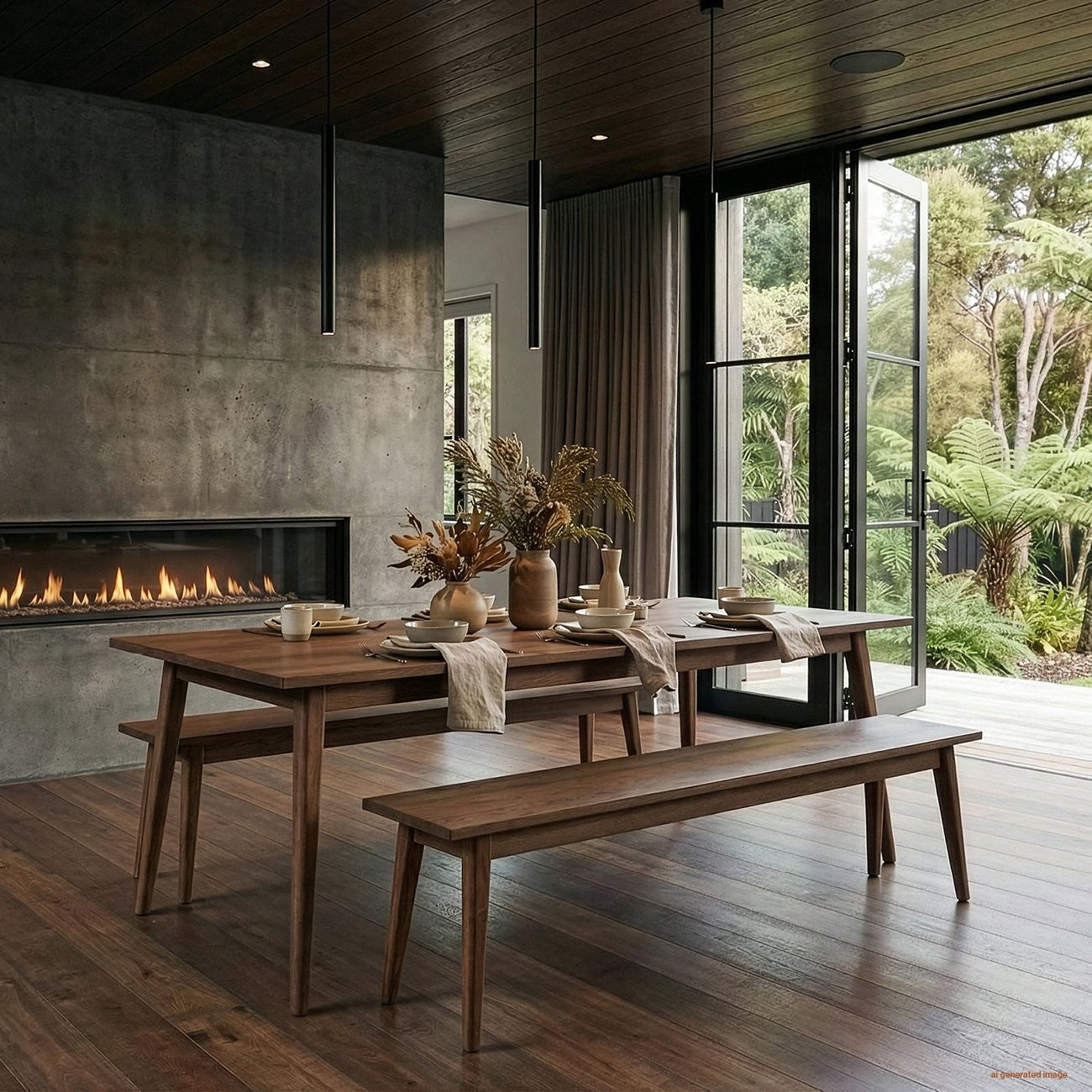 Frankie Bench Seat - Walnut