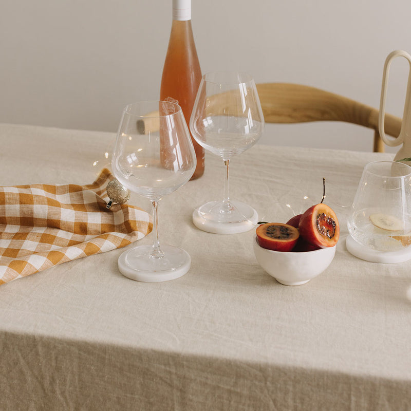 A&C Linen Table Cloth - Dove