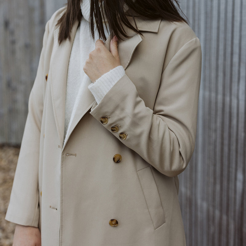 Florence Trench Coat - Tan