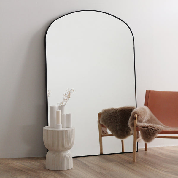 Bella Arch Floor Mirror - Brass