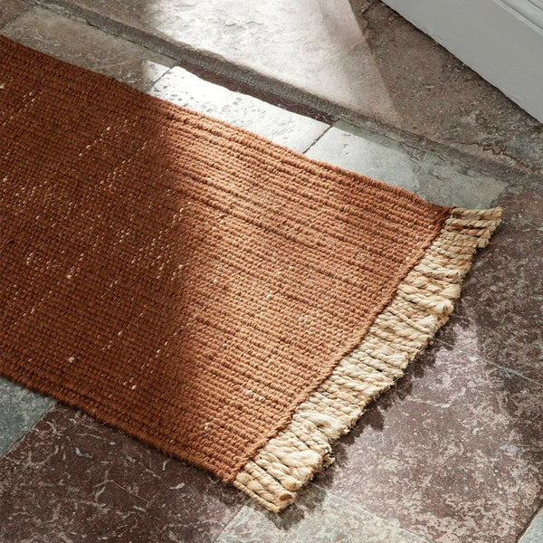 Block Mat - Dark Brick/Natural