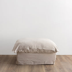 Boston Ottoman - Oatmeal