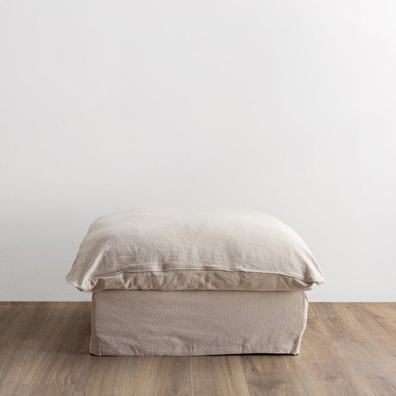 Boston Ottoman - Oatmeal