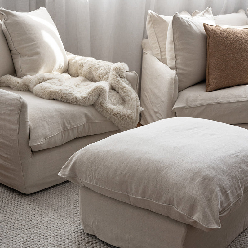 Boston Ottoman Oatmeal A C Homestore