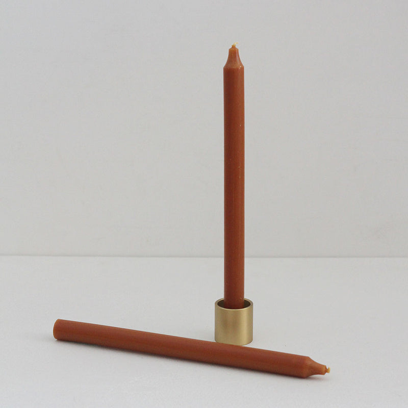 Broste Taper Candle - Terracotta