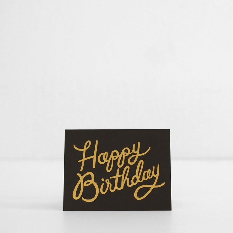 Shimmering Happy Birthday Card