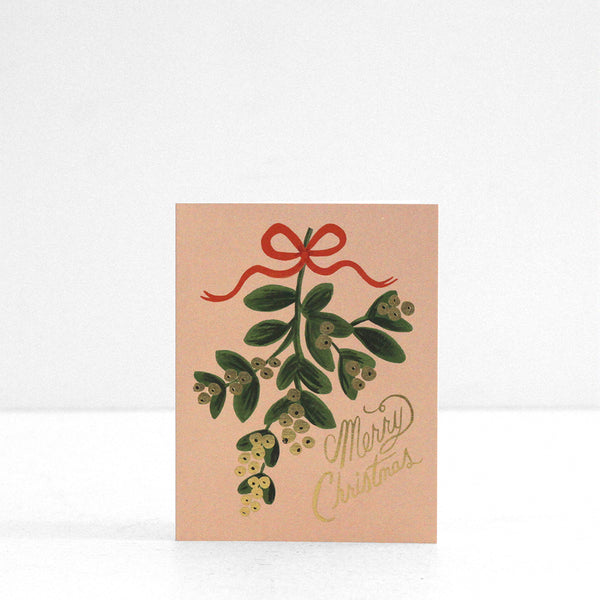 Mistletoe Christmas Card