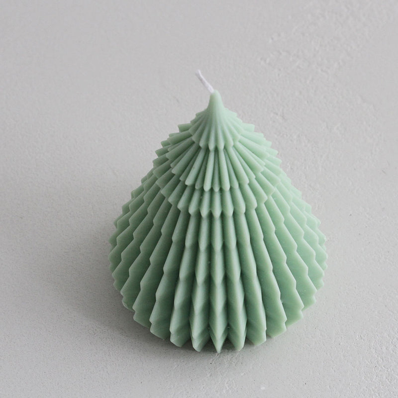 Christmas Tree Candle - Green