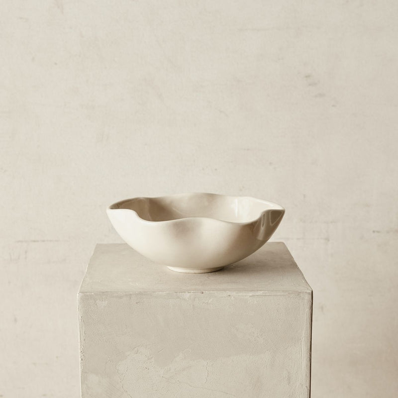 Clementine Glazed Bowl - Clay