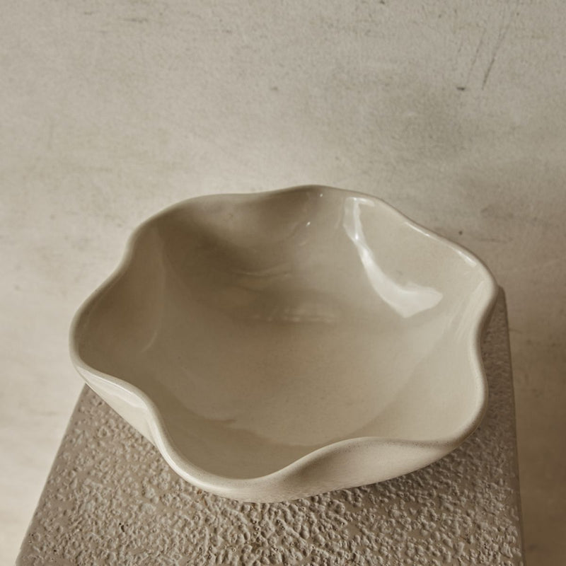 Clementine Glazed Bowl - Clay