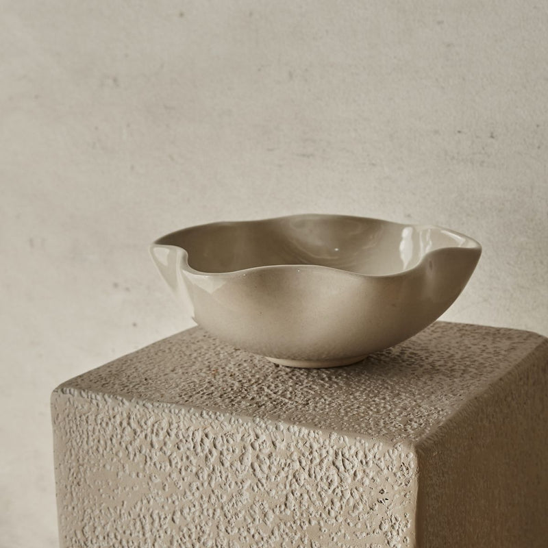 Clementine Glazed Bowl - Clay