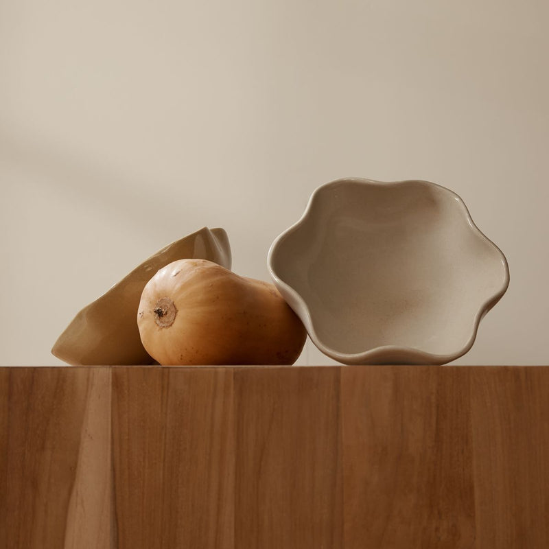 Clementine Glazed Bowl - Clay