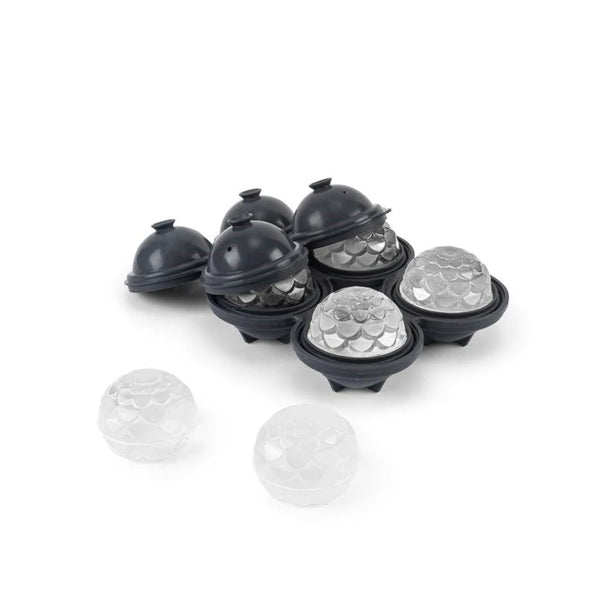 Cocktail Ice Tray Petal - Charcoal