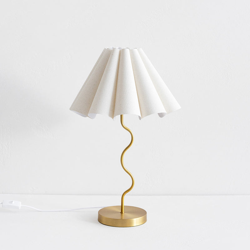 Cora Table Lamp - Gold/Natural