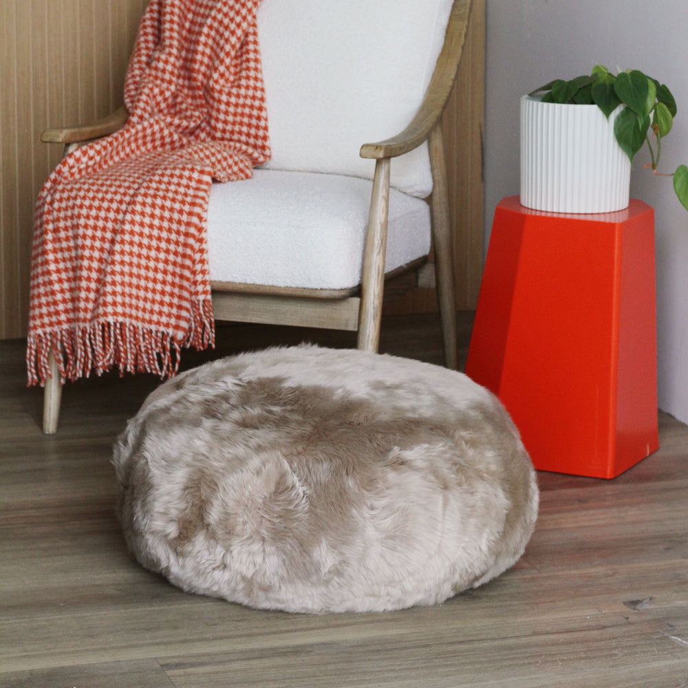 New Zealand Wool Ezra Ottoman