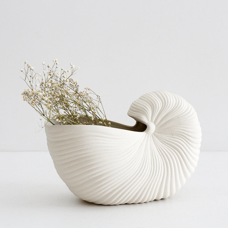 Shell Pot - Off White  