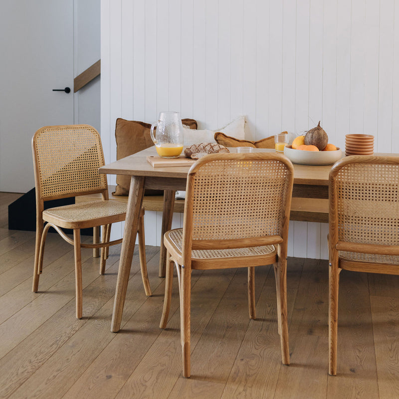 Harvey Rattan Chair - Natural Oak