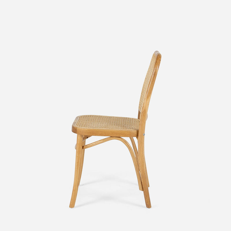Harvey Rattan Chair - Natural Oak