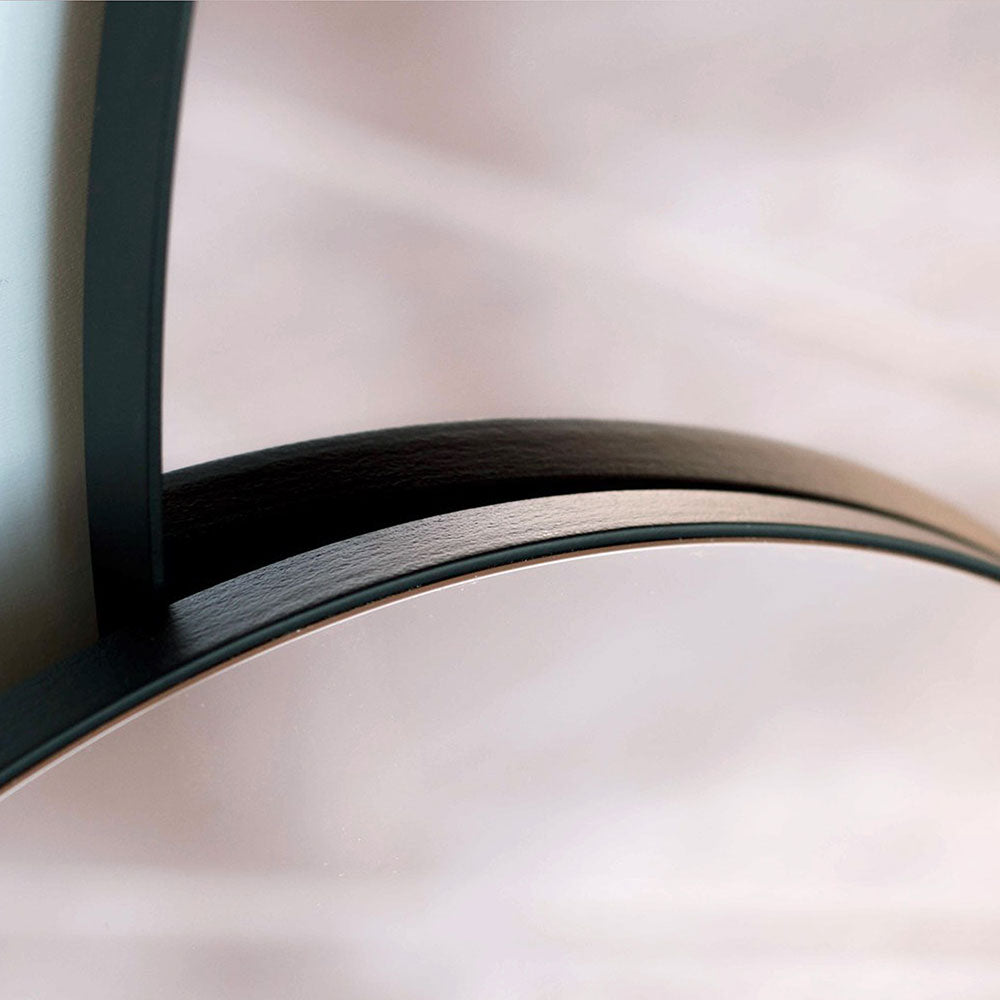Round Outline Mirror 500mm - Black