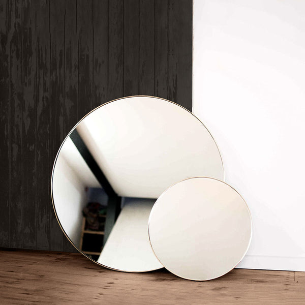 Brass Outline Mirror by Joska & Sons - 500mm