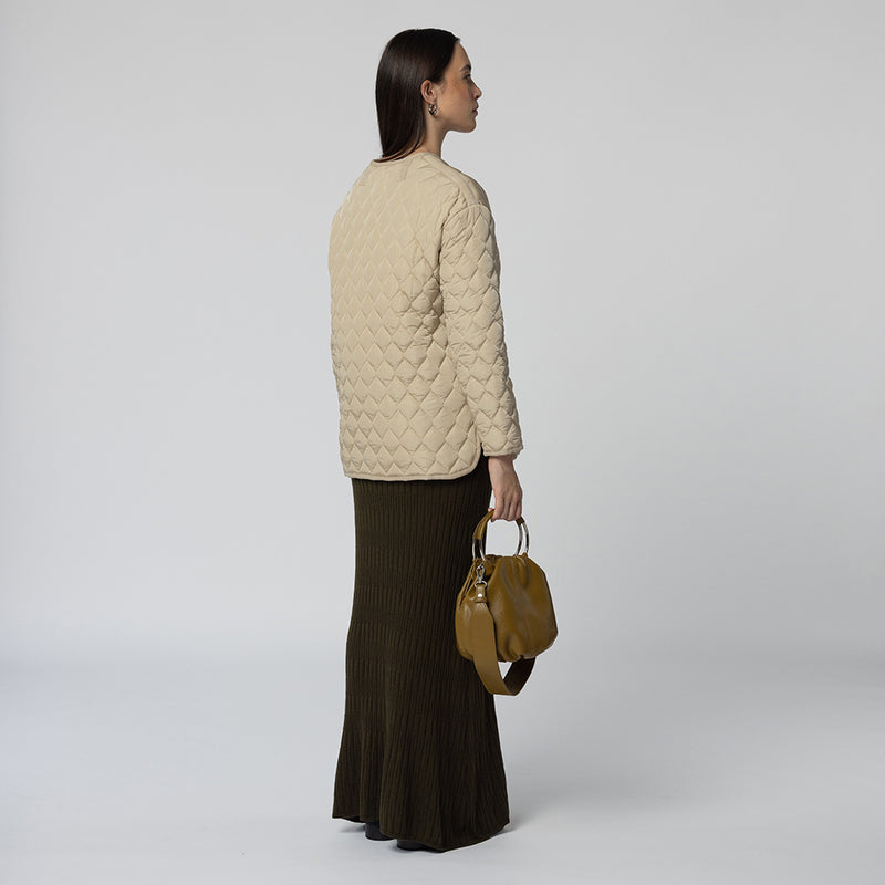 Kerry Quilted Jacket - Ecru